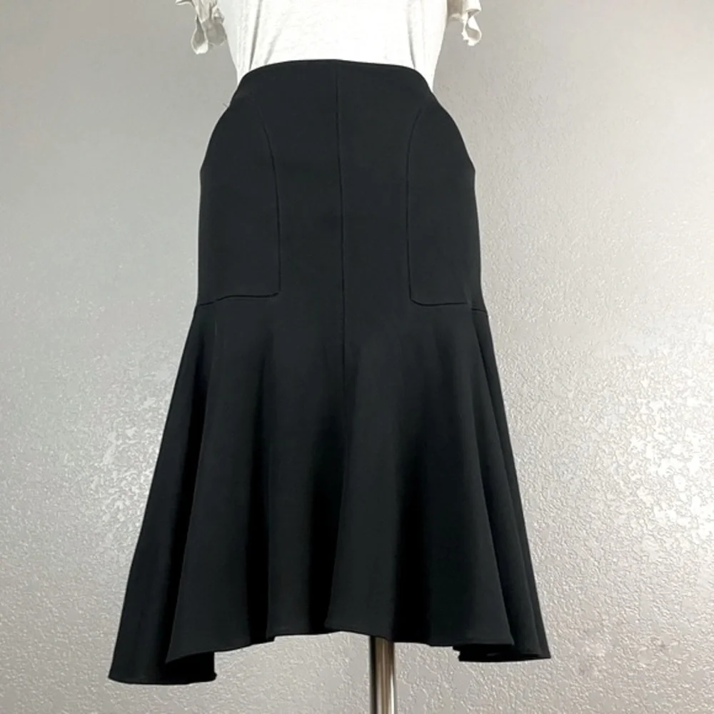 Vintage ALAÏA Fitted Stretch Tulip Flare Designer Skirt - Picture 3 of 16